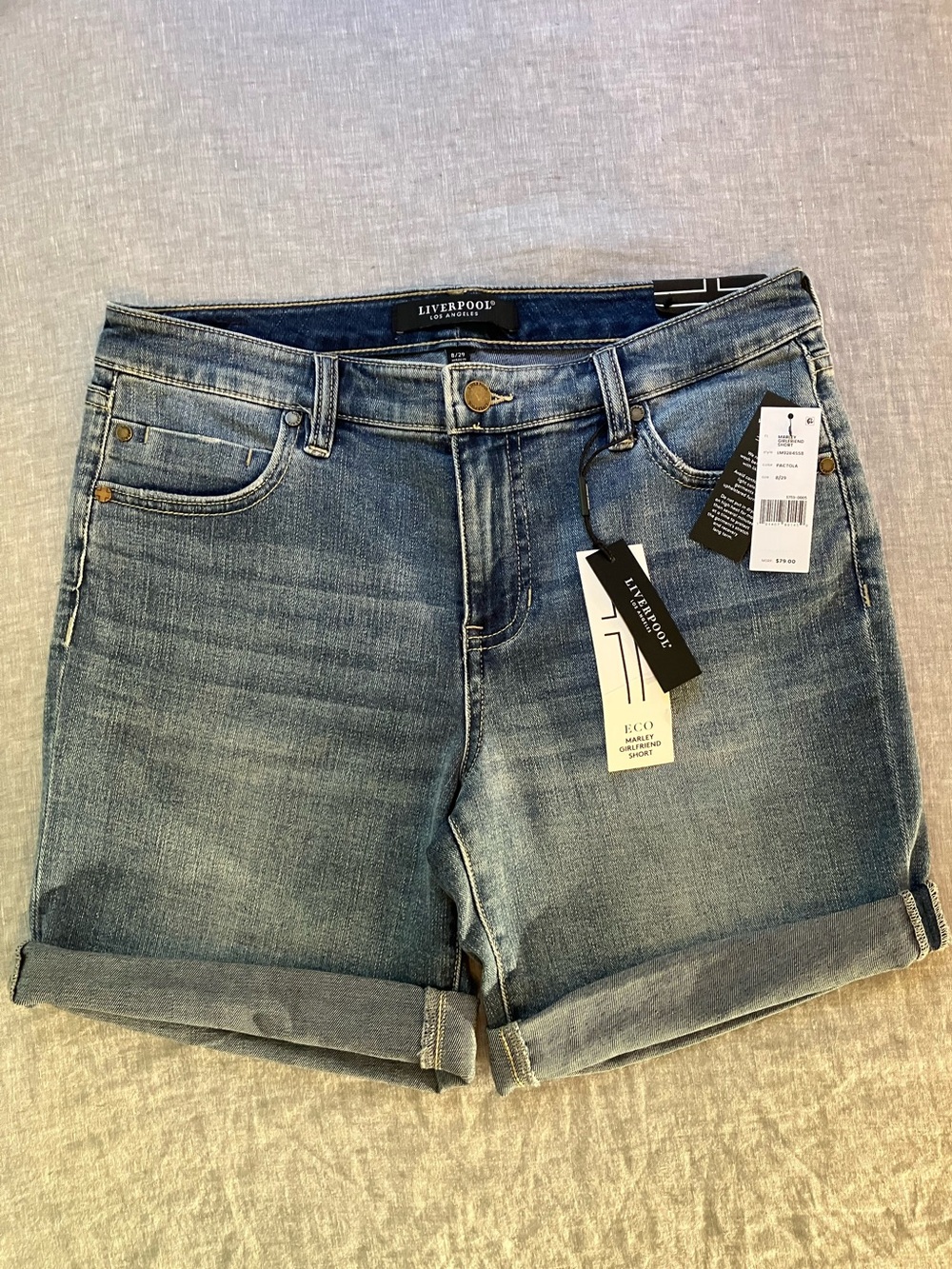 Jean Shorts, Marley Girlfriend Short, by Liverpool Los Angeles